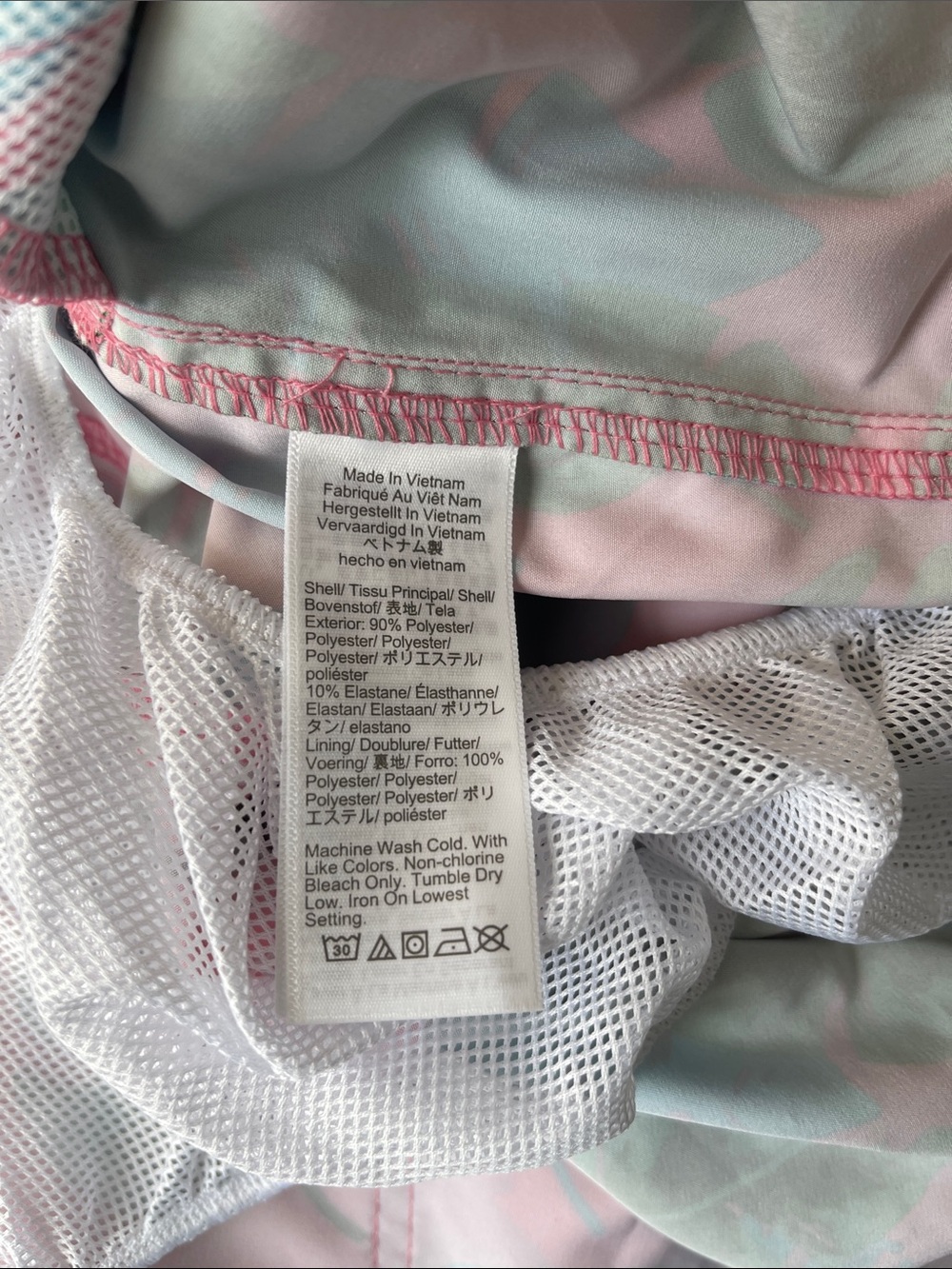J. Crew Pink Tropical Leaf Swim Trunks - Picture 13 of 15